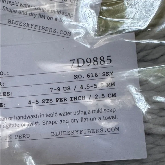 Organic Cotton Baby Blanket Knitting Project - Picture 7 of 7